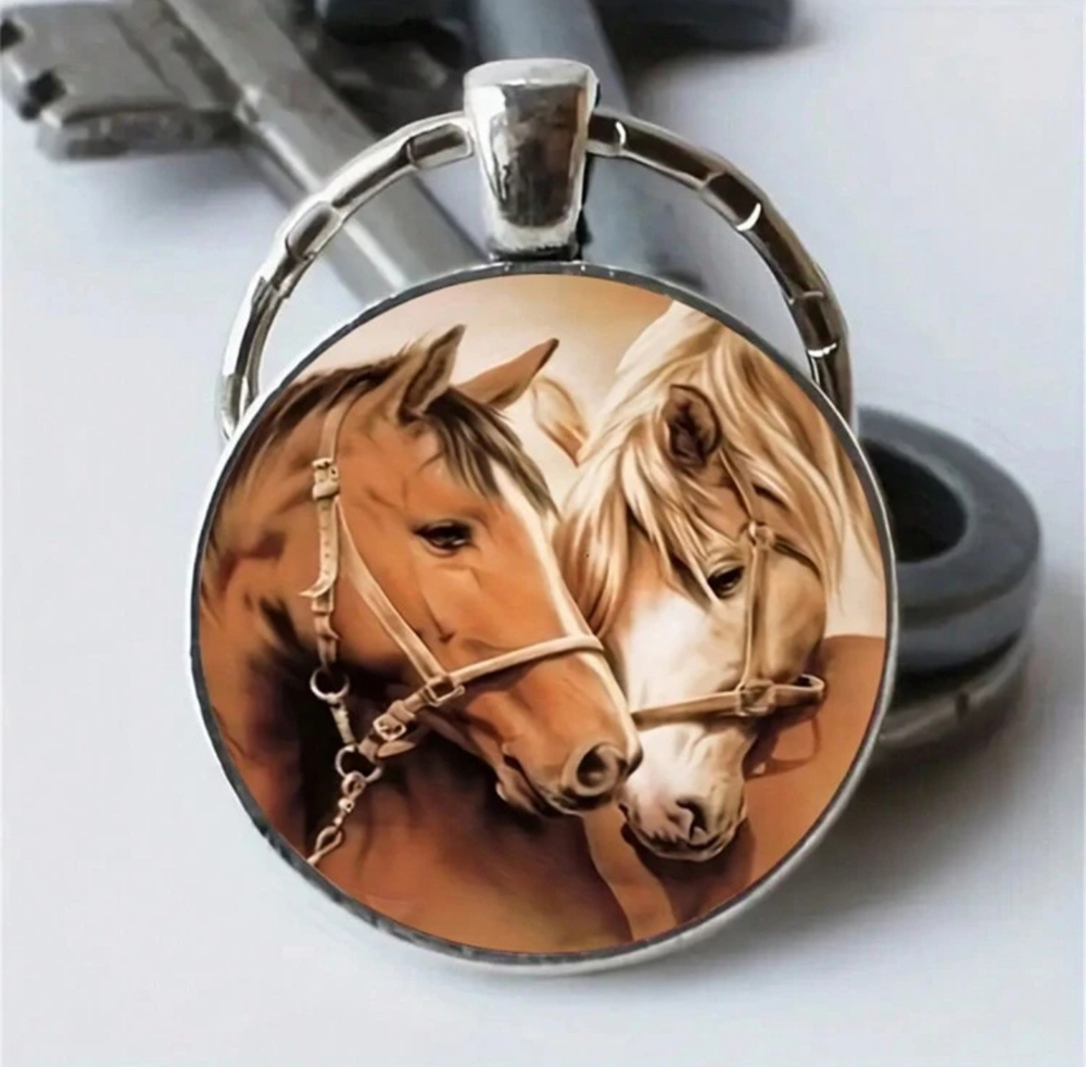 3/$25 Horses Keychain NEW